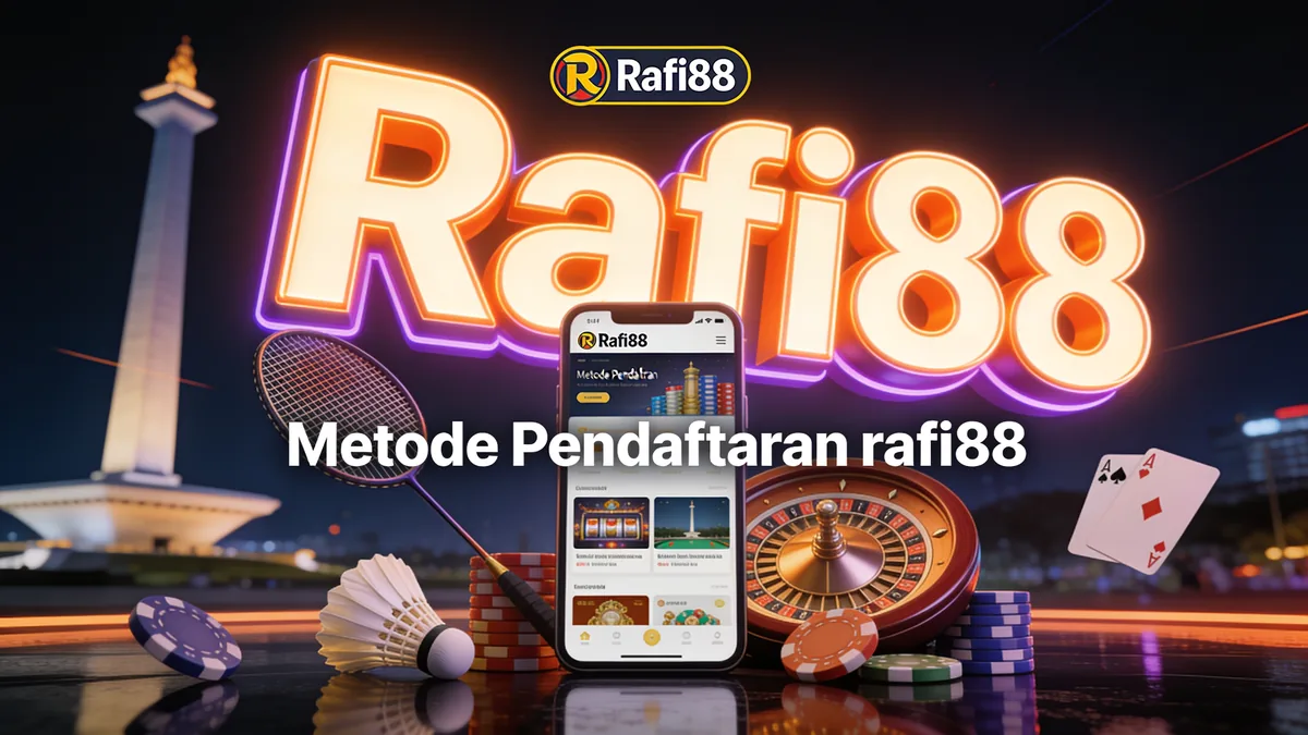 Metode Pendaftaran rafi88 untuk pemain di Indonesia
